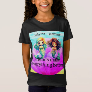 Beste vrienden zeemeerminnen T-shirt