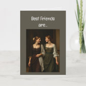 Beste vrienden zijn moeilijk te vinden De beste is Kaart (Voorkant)