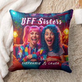 Beste Vrienden Zusters Grappige BFF Kussen