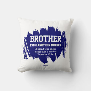 Beste vriendenBROER VAN EEN ANDERE Christelijke MO Kussen