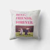 Beste vriendenkaart BFF Bestie-fotokaart Kussen (Achterkant)