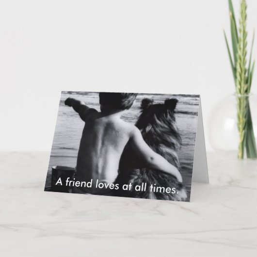 Beste vriendenkaart kaart (Voorkant)