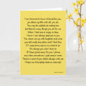 Beste vriendenkaart kaart (Gele Bloem)