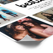 Beste vriendenknelinge foto van prijsopgave voor b poster (Hoek)