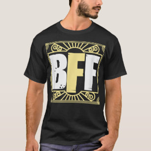 Beste vriendenknoppen voor ooit cadeautje (donkere t-shirt