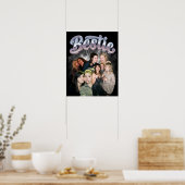 Beste vriendin aangepaste fotocollage poster (Keuken)