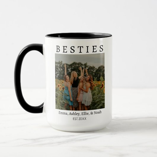 Beste vriendin aangepaste mok, verjaardag BFF cade Mok (Links)