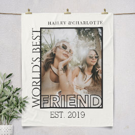 Beste Vriendin BFF Modern Foto Beste Vriendinnen V Fleece Deken