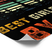 Beste vriendin Disc Golf Gf Frisbees Disk Golfer Poster (Hoek)