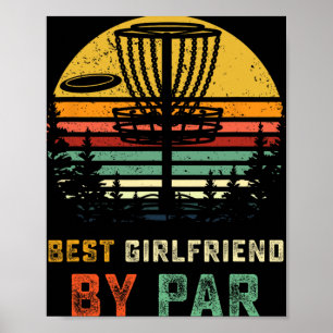 Beste vriendin Disc Golf Gf Frisbees Disk Golfer Poster
