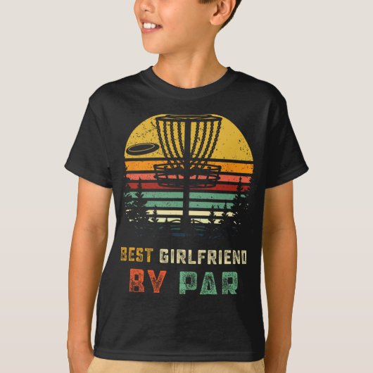 Beste vriendin Disc Golf Gf Frisbees Disk Golfer T-shirt (Voorkant)