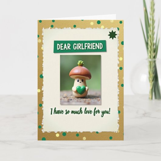 Beste Vriendin Liefdeskaart Kaart (Voorkant)