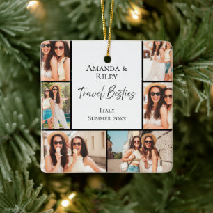 Beste Vriendin Multi Foto Keramisch Ornament