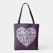 Beste vriendin ooit tote bag (Achterkant)