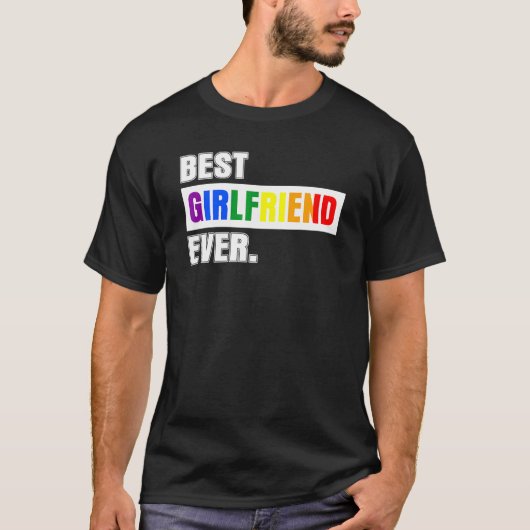 Beste Vriendin ooit van Boyvriend T-shirt (Voorkant)