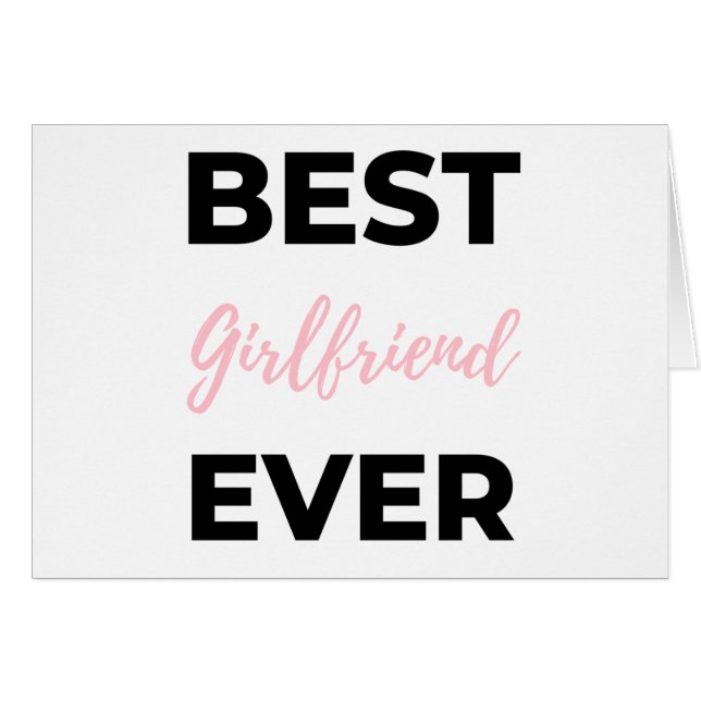 Beste vriendin ooit Zwart (Voorkant Horizontaal)