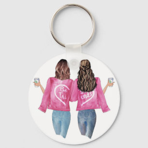 beste vriendin pet, beste vriendin hoed sleutelhanger