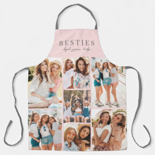 Beste Vriendin Roze BFF Fotocollage Schort