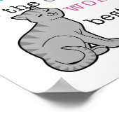 Beste vriendin van de vrouw - haar kat-poster poster (Hoek)