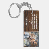 Beste vriendin van meisjes | Herdenking foto's Rus Sleutelhanger (Voorkant Links)