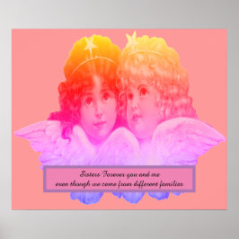 Beste vriendin van meisjes poster