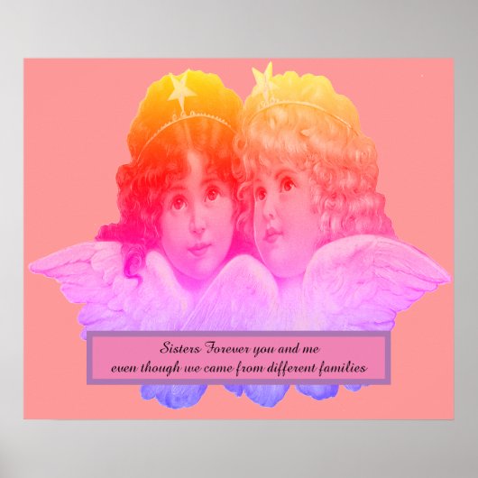 Beste vriendin van meisjes poster (Voorkant)