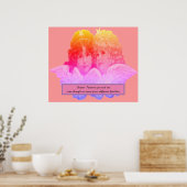 Beste vriendin van meisjes poster (Keuken)