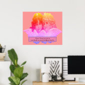 Beste vriendin van meisjes poster (Thuiskantoor)