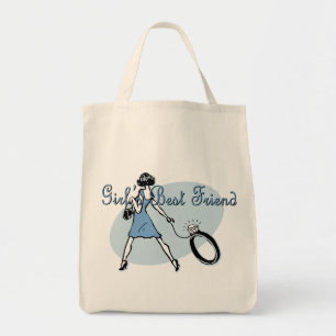 Beste vriendin van meisjes tote bag