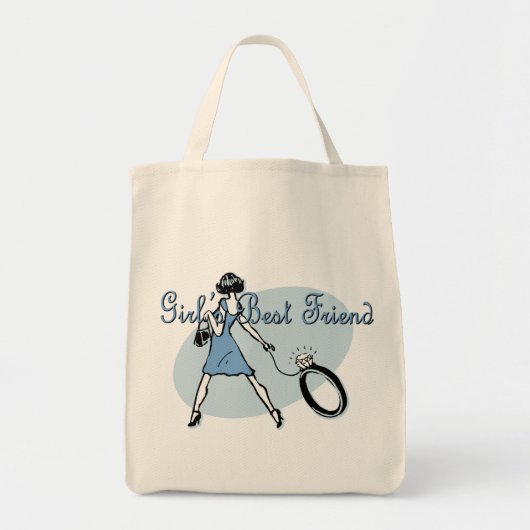 Beste vriendin van meisjes tote bag (Voorkant)