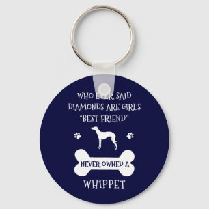 Beste vriendin van Whippet Sleutelhanger