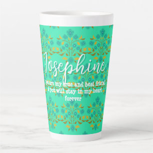 Beste vriendin zeggen Astor Boeket Turquoise Latte Mok