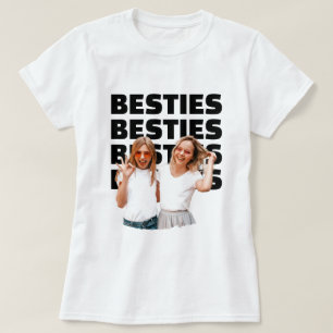 Beste vriendinnen aangepaste foto BFF cadeau voor  T-shirt