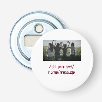beste vriendinnen bruidsmeisje bruid meisjesachtig button flesopener