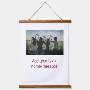 beste vriendinnen bruidsmeisje bruid meisjesachtig hangend wandkleed