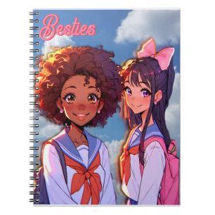 Beste vriendinnen eerste schooldag notitieboek