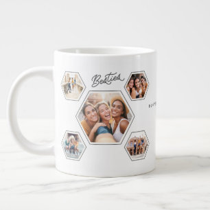 Beste vriendinnen Tien-foto gepersonaliseerde name Grote Koffiekop