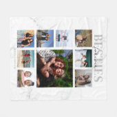 Beste Vriendinnen Voor Altijd Foto Collage Fleece Deken (Voorkant (Horizontaal))