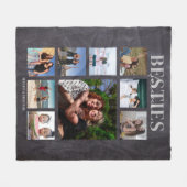 Beste Vriendinnen Voor Altijd Foto Collage Fleece Deken (Voorkant (Horizontaal))