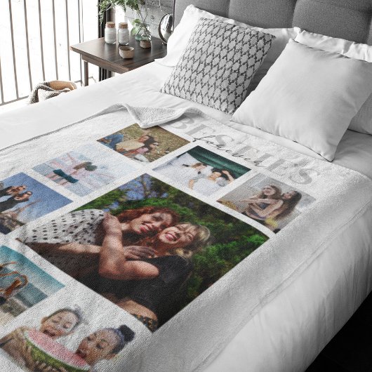 Beste Vriendinnen Voor Altijd Foto Collage Fleece Deken