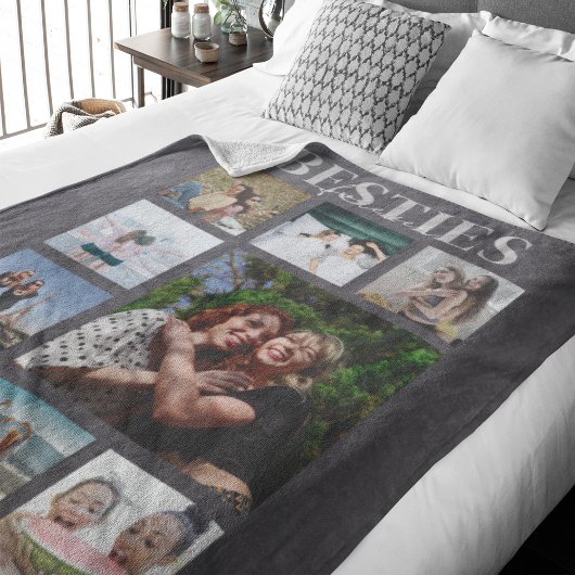 Beste Vriendinnen Voor Altijd Foto Collage Fleece Deken