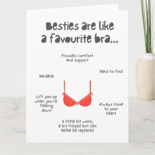 Beste vriendinnen zijn als een favoriete bh, Verja Kaart