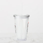 Beste vriendinnetje acrylknollen acryl drinkbeker (Rechts)