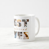 Beste vriendje ooit aangepaste tekstfoto koffiemok (Voorkant rechts)