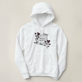 Beste vriendjesvriendschap met Bright Red Heart Hoodie