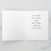 BESTE VRIEND'S *50th* BIRTHDAY-KAART Kaart (Binnen)