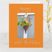 BESTE VRIEND'S *50th* BIRTHDAY-KAART Kaart (Gele Bloem)