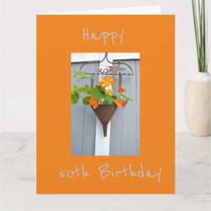 BESTE VRIEND'S *50th* BIRTHDAY-KAART Kaart