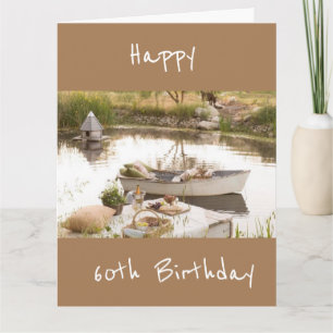 BESTE VRIEND'S *60th* BIRTHDAY-KAART Kaart