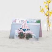 BESTE VRIENDS BESTIE BFF BIRTHDAAGKAARTEN VOOR HAA KAART (Gele Bloem)